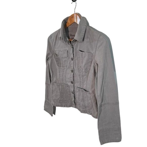 Vintage Weathervane Khaki Jacket Size Small Junior - Picture 7 of 10